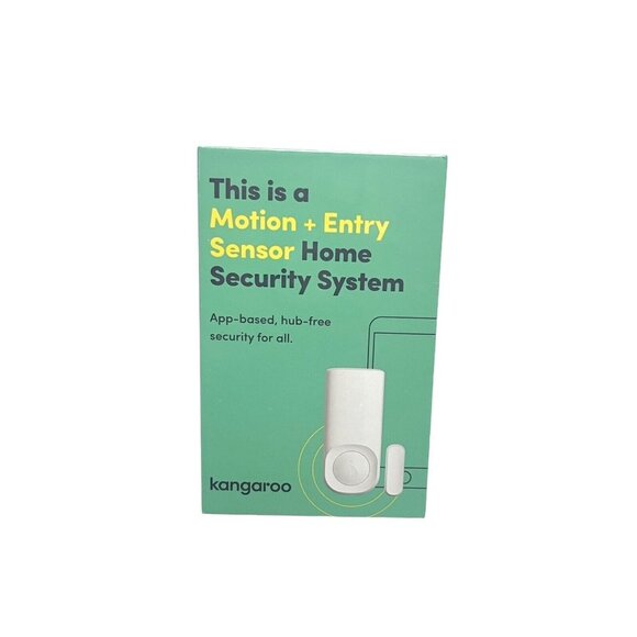 Kangaroo A0002 Indoor Motion & Entry Sensor White NEW For Door Window Security - Picture 1 of 6